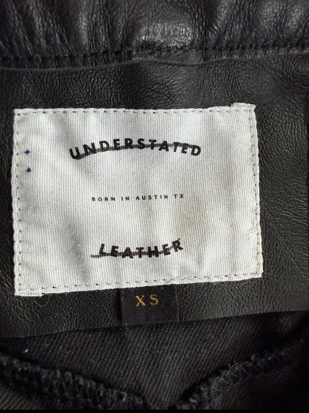 New UNDERSTATED LEATHER Lil Mama Skirt Size Xs